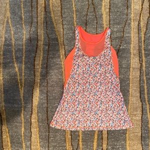 Lululemon floral tank top - size 4